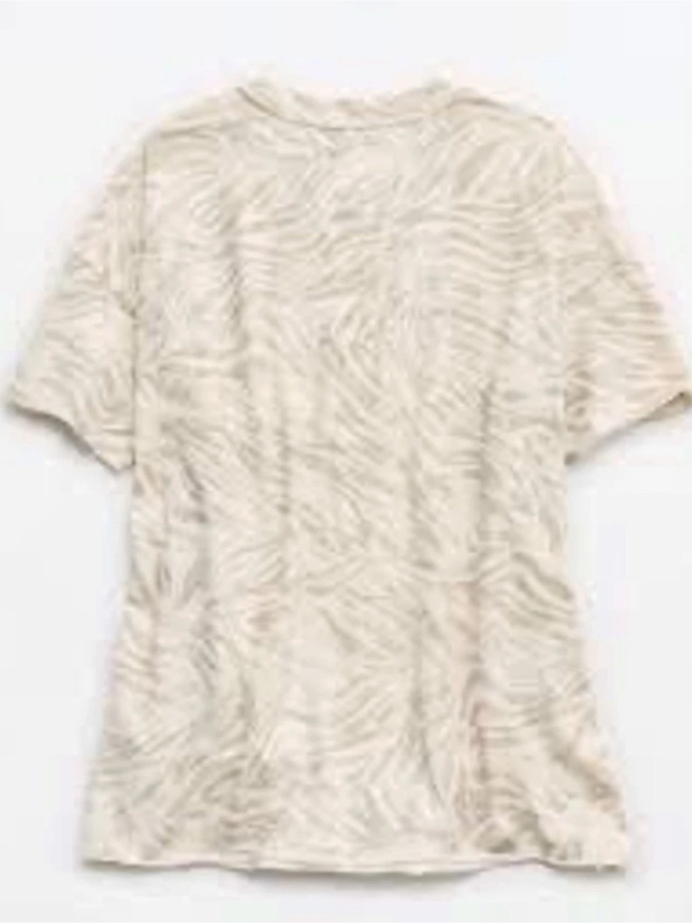 Aerie Animal Print Short Sleeve Shirt